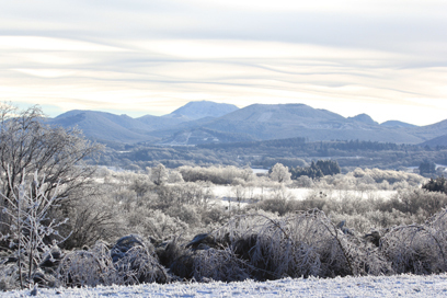 Le Puy de Dome et le Puy de Pariou