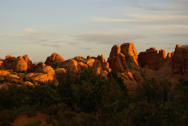 Arches NP, le camping Devil's Garden Campground