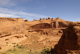 Arches NP, Delicate Arch depuis Upper View Point