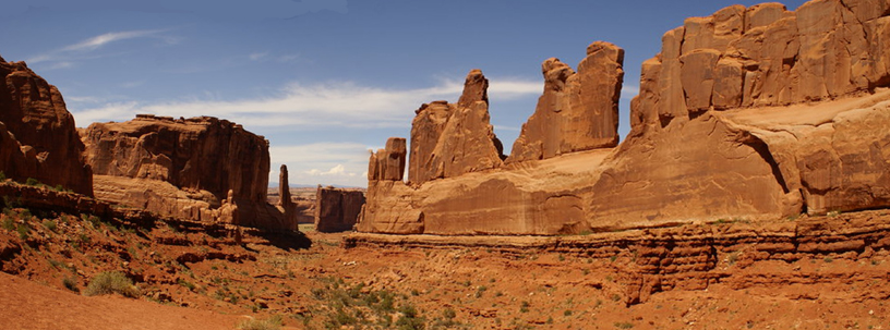 Arches NP, sur le sentier de Park Avenue